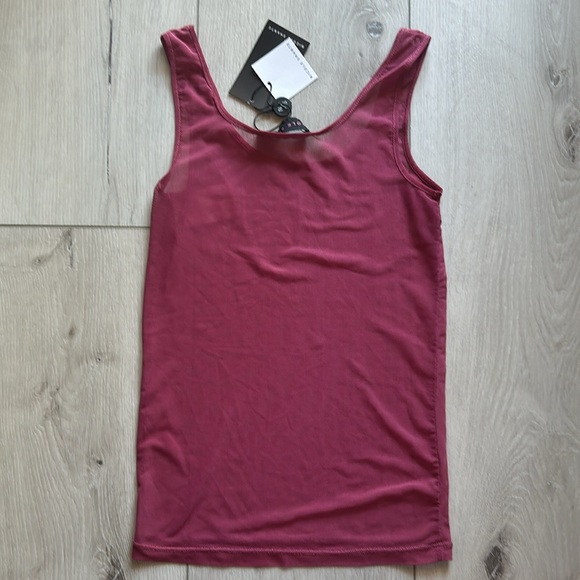NWT Nicole Shante mesh tank top // Size medium - Picture 3 of 3